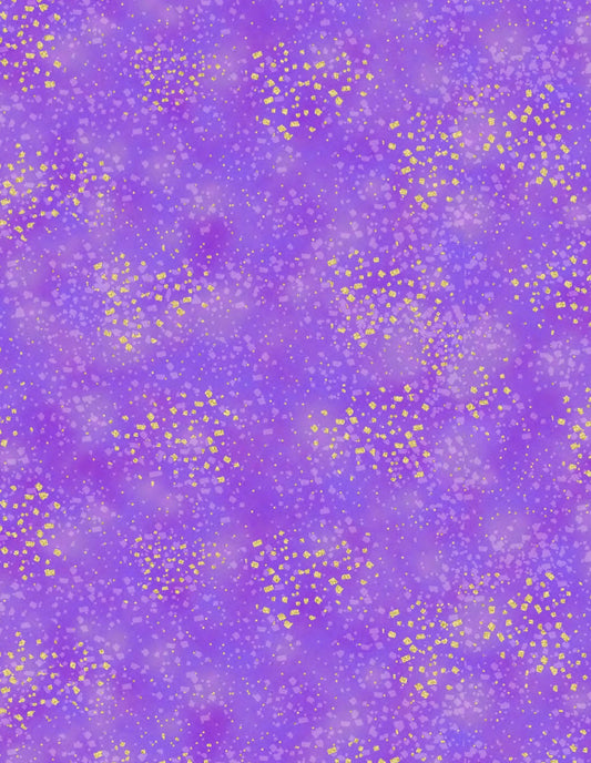 Graceful Garden Amethyst Gold S7734-91G-Amethyst-Gold Cotton Woven Fabric