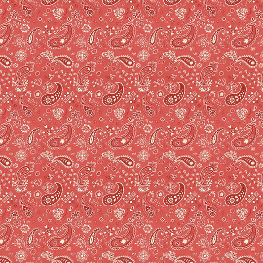 Homemade Happiness by Danhui Nai Paisley Red 89232-332 Cotton Woven Fabric