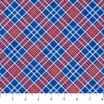 Power Play Diagonal Plaid 23627-44 Cotton Woven Fabric