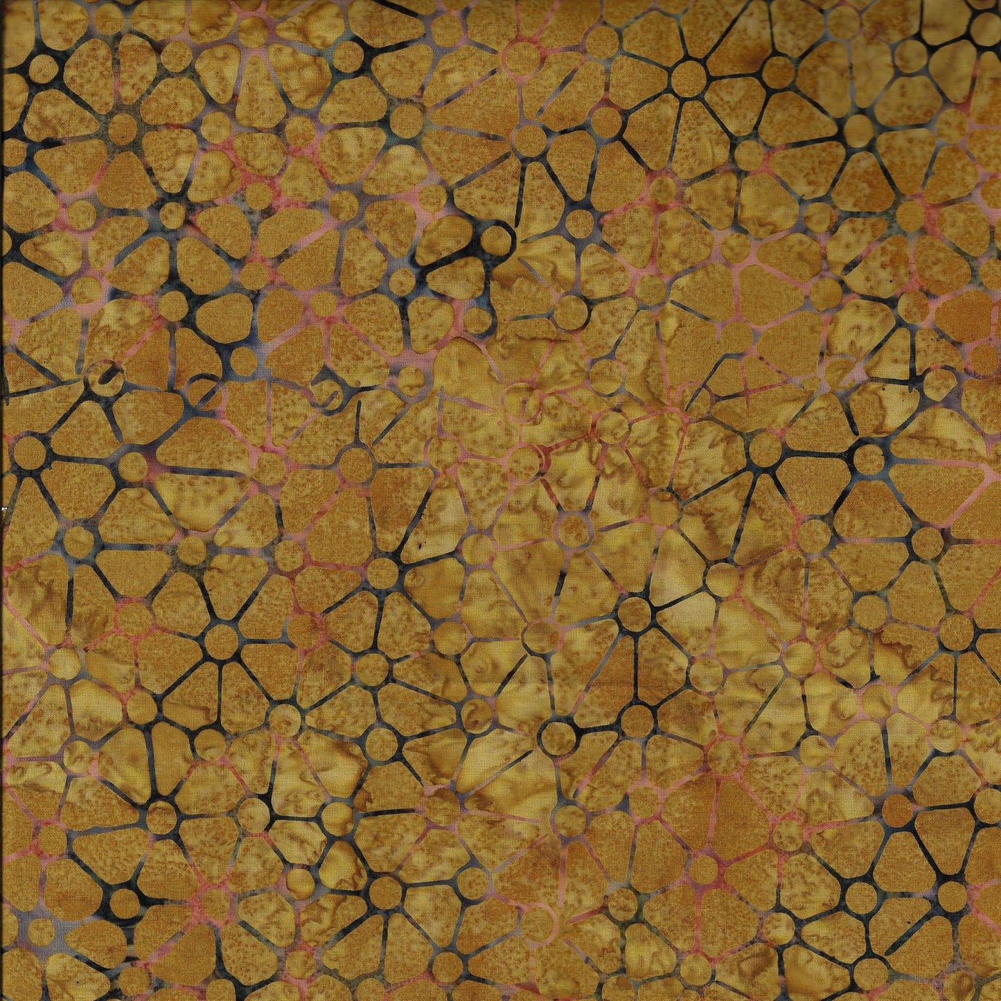 Murano Batiks 1184-35 Lt. Brown Geo Triangles & Circles Cotton Woven Fabric