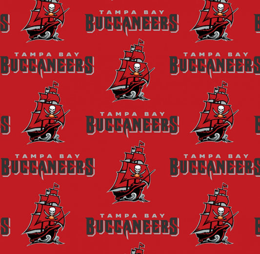 Licensed NFL Football NFL Tampa Bay Buccaneers 6488-D 60" Wide Cotton Woven Fabric