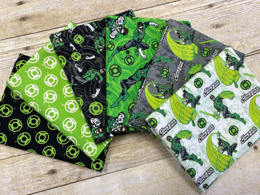 Licensed Green Lantern Fear Nothing Gray 23400816-2 Cotton Woven Fabric