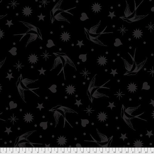 Tula Pink Linework Fairy Flakes Ink PWTP157.INK Cotton Woven Fabric