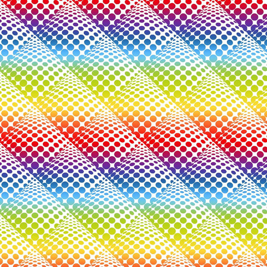 Pop Dot Ombre 52106D-X 108" Wideback Quilt Backing