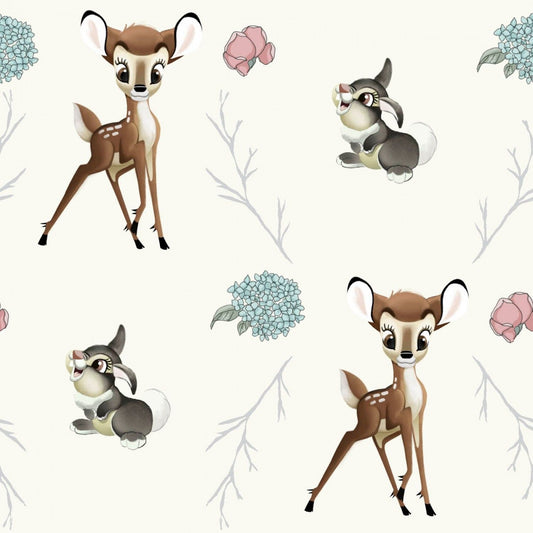 Licensed Disney Bambi Thumper Cross 72988A620715 Cotton Woven Fabric