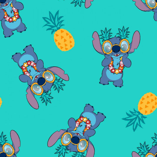 Licensed Disney Lilo & Stitch Pineapple 73448A620715 Cotton Woven Fabric