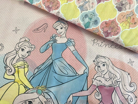 Licensed Disney Pretty Princess Patch 71441A620715 Cotton Woven Fabric