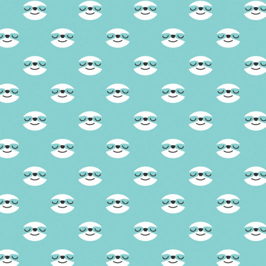 Born to be Mild Mellow Turquoise 21191804-2 Cotton Woven Fabric