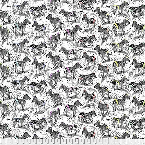Tula Pink Linework Read Between the Lines Paper (HTF/OOP) PWTP156.PAPER Cotton Woven Fabric