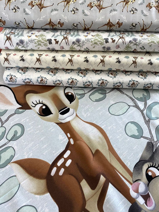Licensed Disney Bambi Thumper Cross 72988A620715 Cotton Woven Fabric