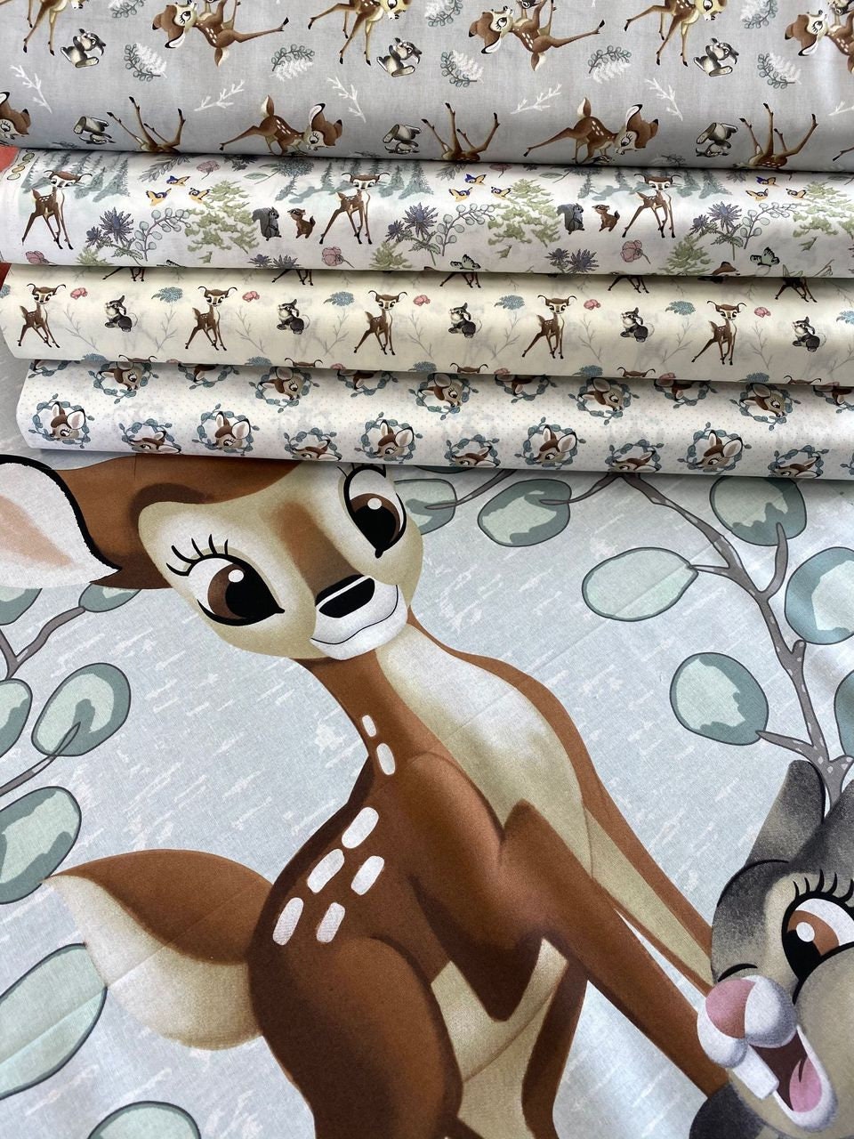 Licensed Disney Bambi Badge 73467A620715 Cotton Woven Fabric