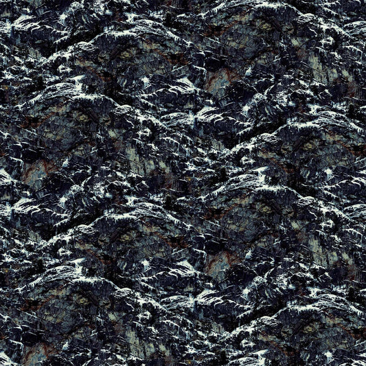 The View From Here 2 Northern Reflections Rock Face DP23778-98 Cotton Woven Fabric