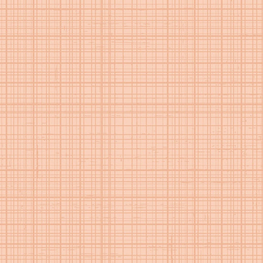 Little Darlings Woodland by Sillier Than Sally Texture Peach LIDW4347-P Cotton Woven Fabric