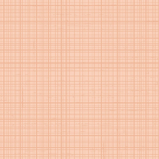 Little Darlings Woodland by Sillier Than Sally Texture Peach LIDW4347-P Cotton Woven Fabric