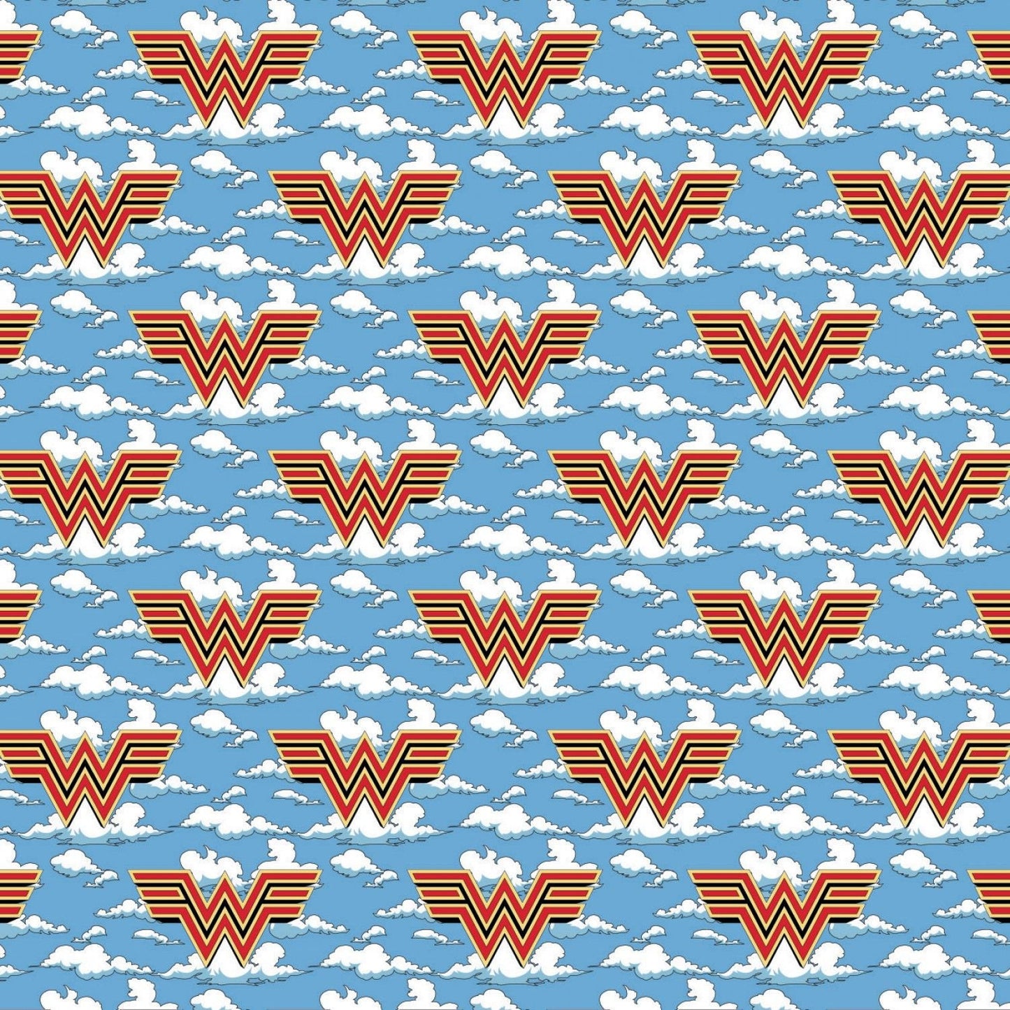 Licensed Wonder Woman 1984 In the Clouds 23400824-1 Cotton Woven Fabric