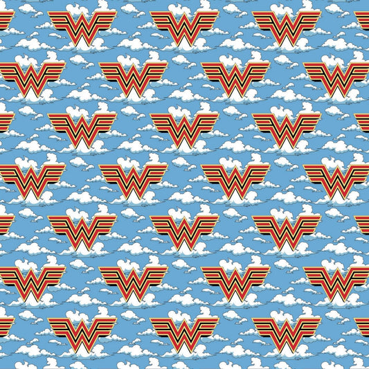 Licensed Wonder Woman 1984 In the Clouds 23400824-1 Cotton Woven Fabric