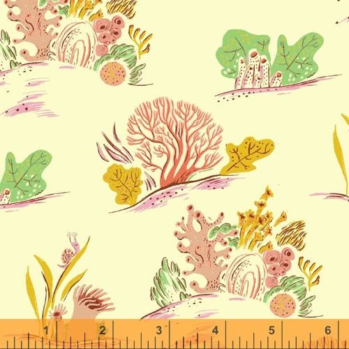 Malibu by Heather Ross Coral 52147-21 Cotton Woven Fabric