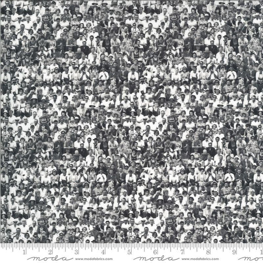 Flea Market Moxie by Cathe Holden Crowd Black 7364-11D Cotton Woven Fabric