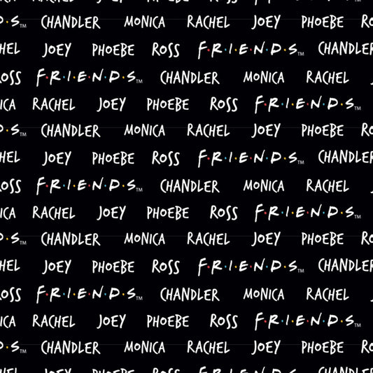 Licensed Friends The Television Show Character Names 23720261-1 Licensed Cotton Woven Fabric