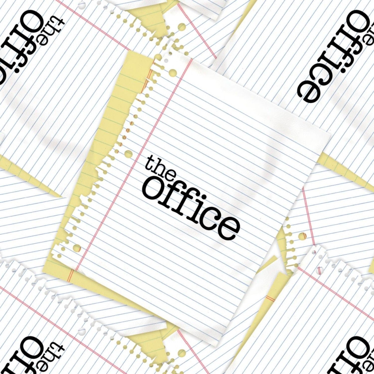 Licensed The Office Note Paper 96090103-1 Cotton Woven Fabric – The ...