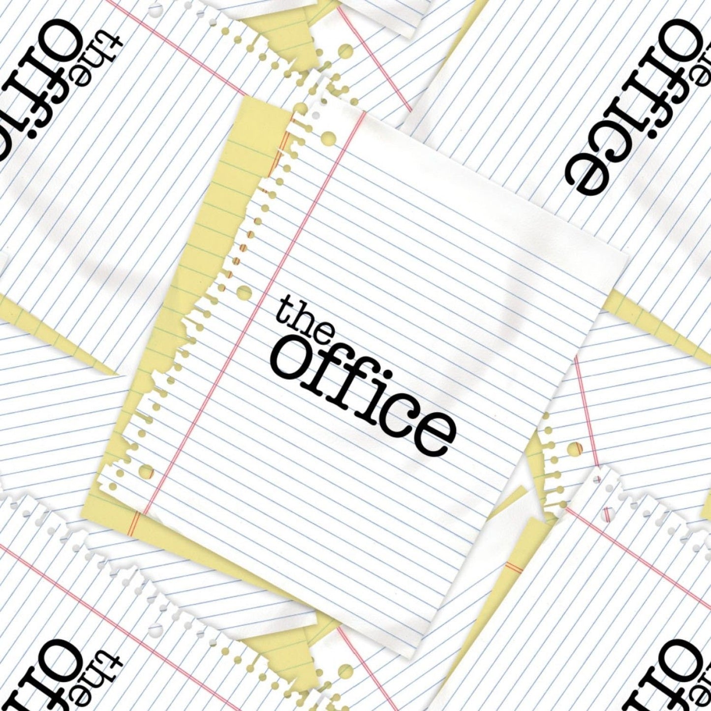 Licensed The Office Note Paper 96090103-1 Cotton Woven Fabric