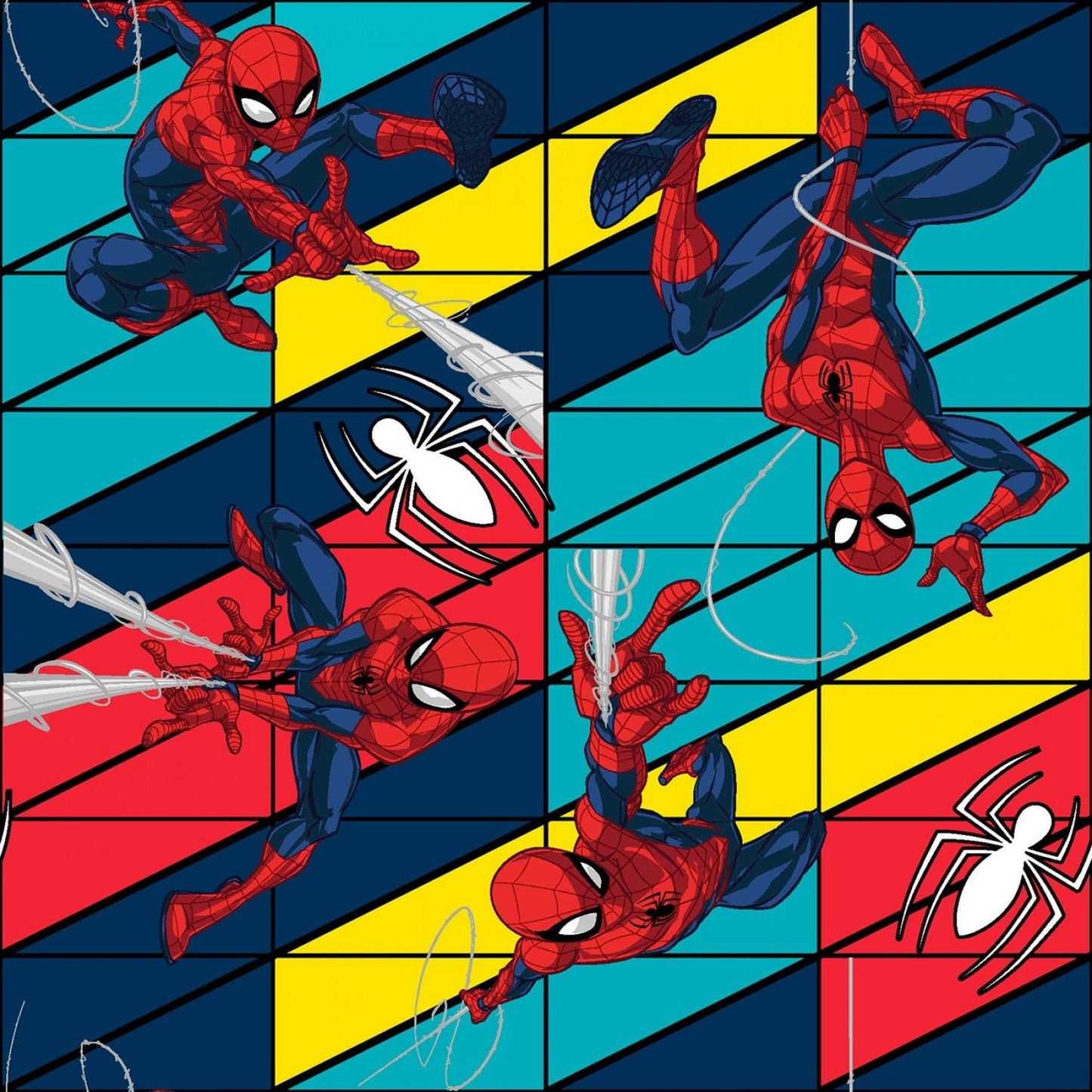 Licensed Marvel SpiderMan Spiderman Swing 73250A620715 Cotton Woven Fabric