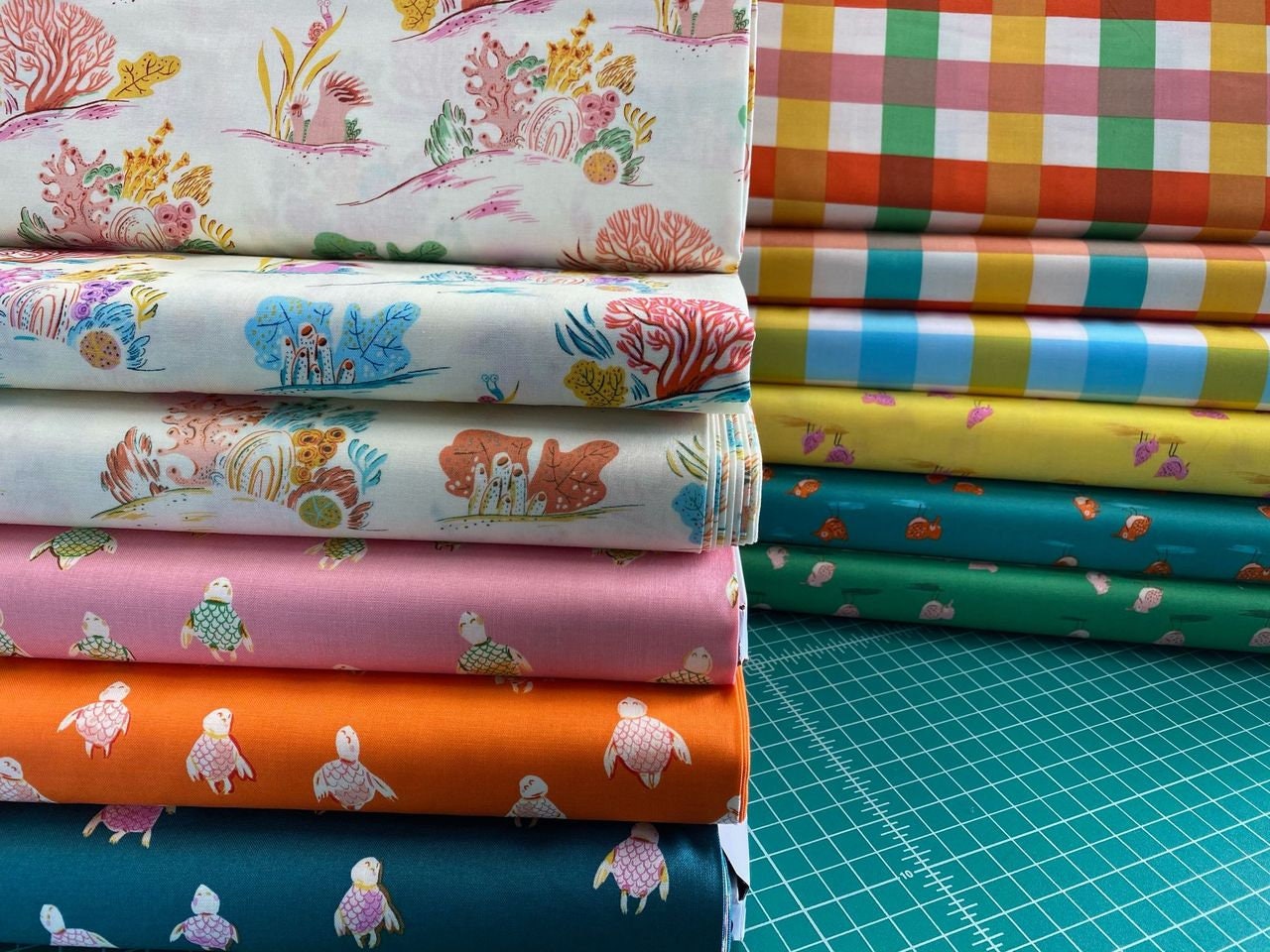 Malibu by Heather Ross Big Gingham 52148LC-1 Cotton Linen Fabric