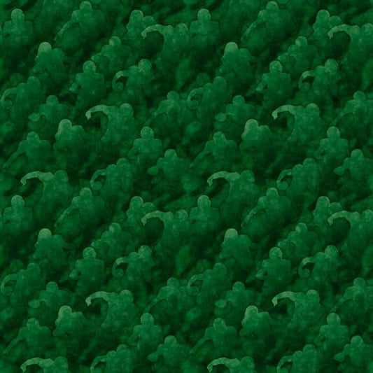 Football Novelteenies by Dan Morris Football Player Blender Forest 27987F Cotton Woven Fabric