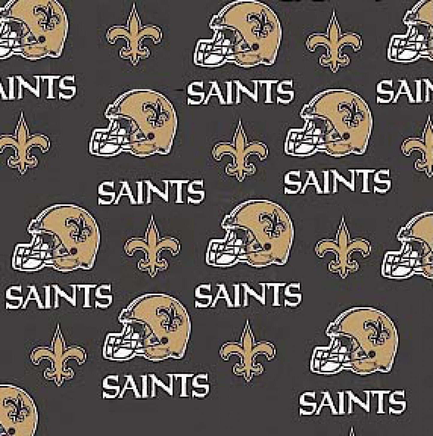 Licensed NFL Football New Orleans Saints Cotton 6283-D Cotton Woven Fabric