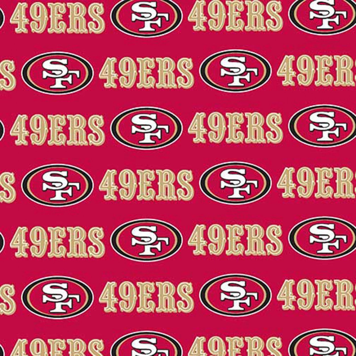Licensed NFL Football San Francisco 49ers Cotton 70404-D Cotton Woven Fabric