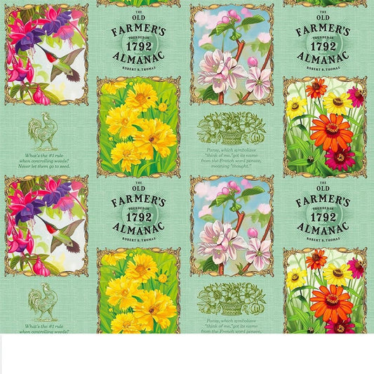 Old Farmer's Almanac Floral Floral Patch 10326 Cotton Woven Fabric