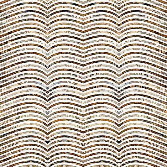 Paradox by Dan Morris Wavy Stripe Cream 28014E Cotton Woven Fabric