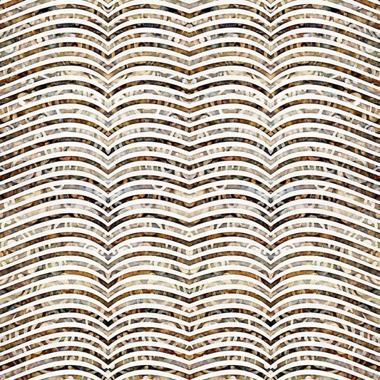 Paradox by Dan Morris Wavy Stripe Cream 28014E Cotton Woven Fabric