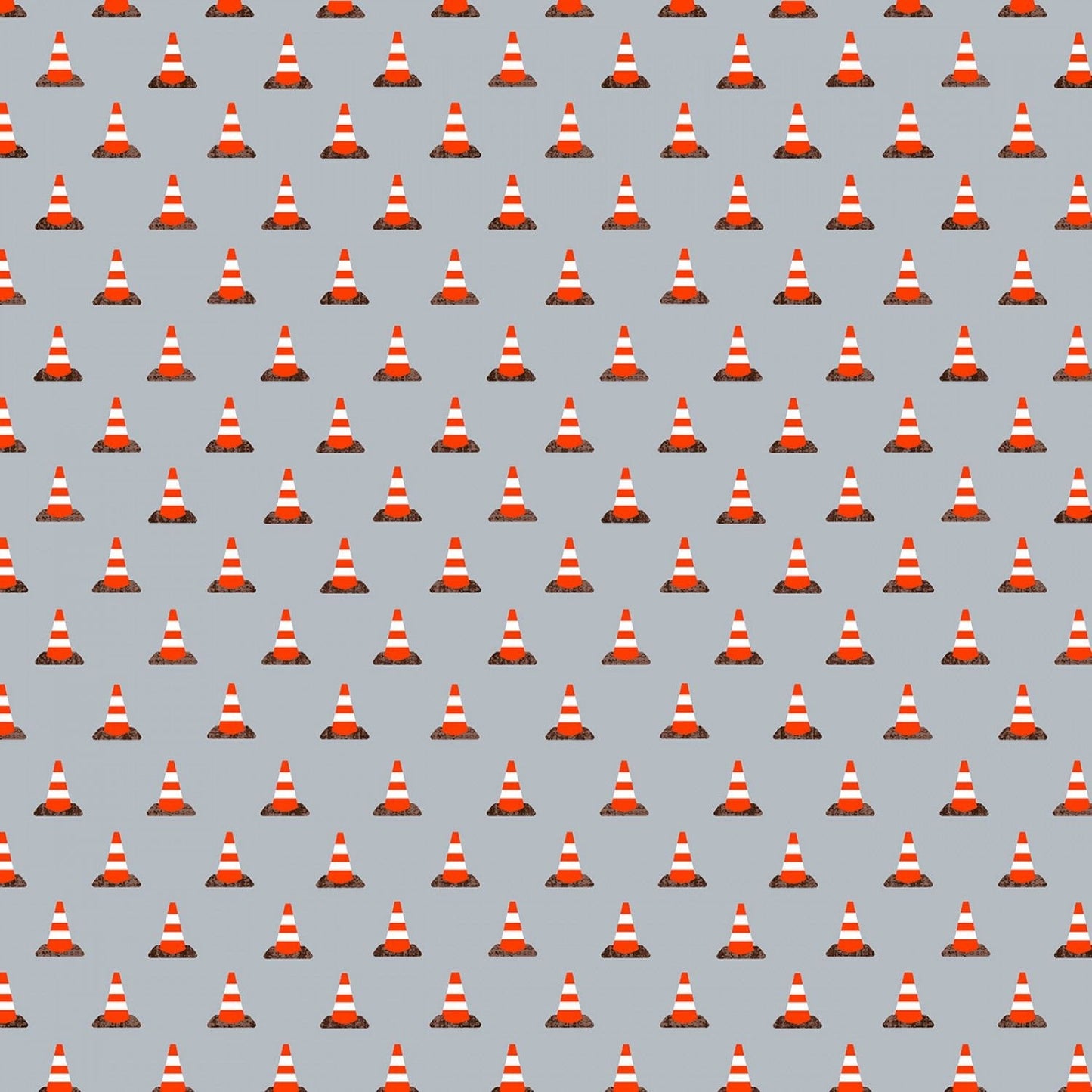 Work Zone by Whistler Studios Cones Grey 52268-5 Cotton Woven Fabric