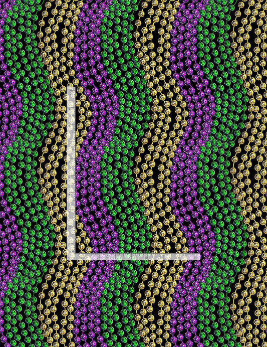 Mardi Gras Beads Stripe GAIL-CD8583 Cotton Woven Fabric