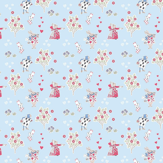 Alice in Wonderland by The V&A Company Queen of Hearts 2680C-02 Cotton Woven Fabric