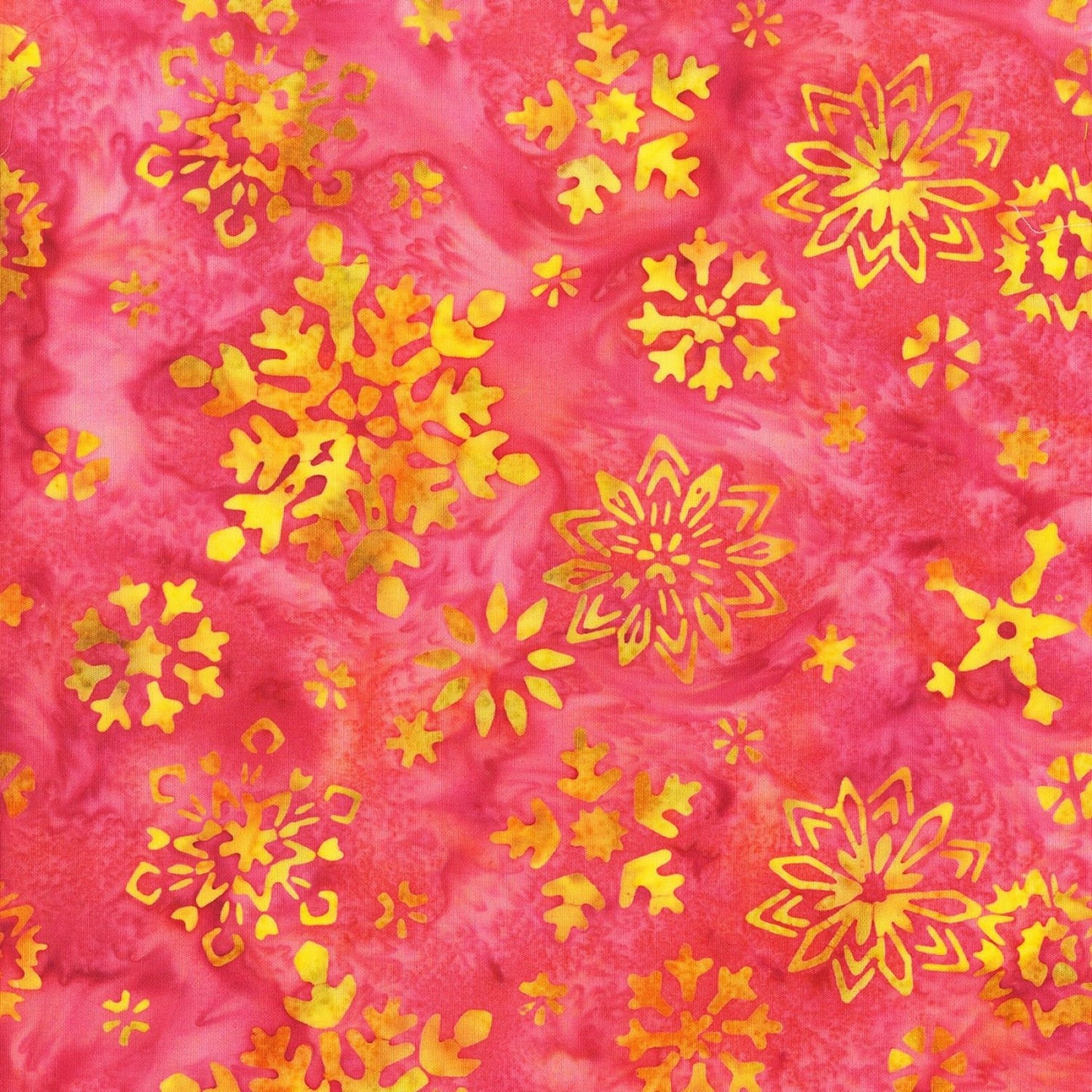 Fairy Dance Batik by Jacqueline de Jonge Pink Batik 3041Q-X Cotton Woven Fabric