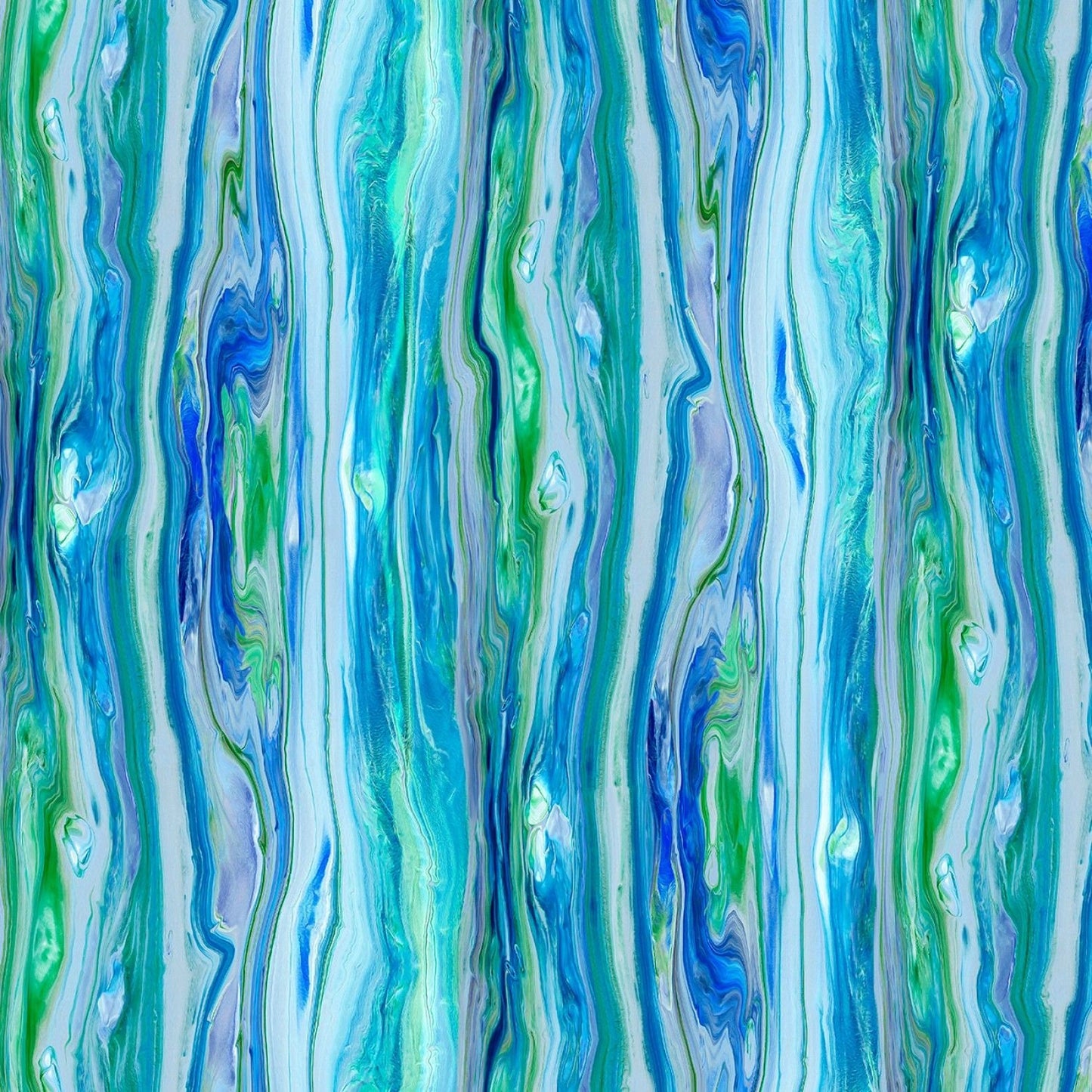 Fluidity 2 by PDR Ribbon Blue/Teal FLU24308-BT Cotton Woven Fabric