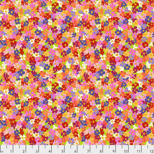 Migration by Lorraine Turner Butterfly Bush Petals PWLT019.MULTI Cotton Woven Fabric