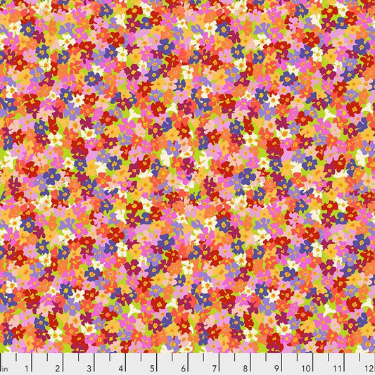 Migration by Lorraine Turner Butterfly Bush Petals PWLT019.MULTI Cotton Woven Fabric