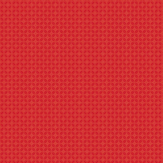 Ooh la la! by Michael Design Works Grid Red 23568-24 Cotton Woven Fabric