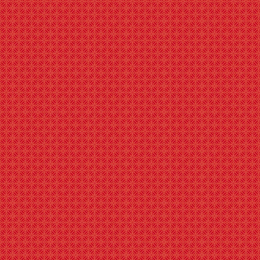 Ooh la la! by Michael Design Works Grid Red 23568-24 Cotton Woven Fabric