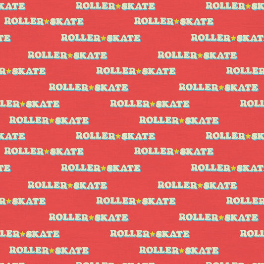 Let the Good Times Roll by Lysa Flower Collection Roller Skate Red 120-21763 Cotton Woven Fabric