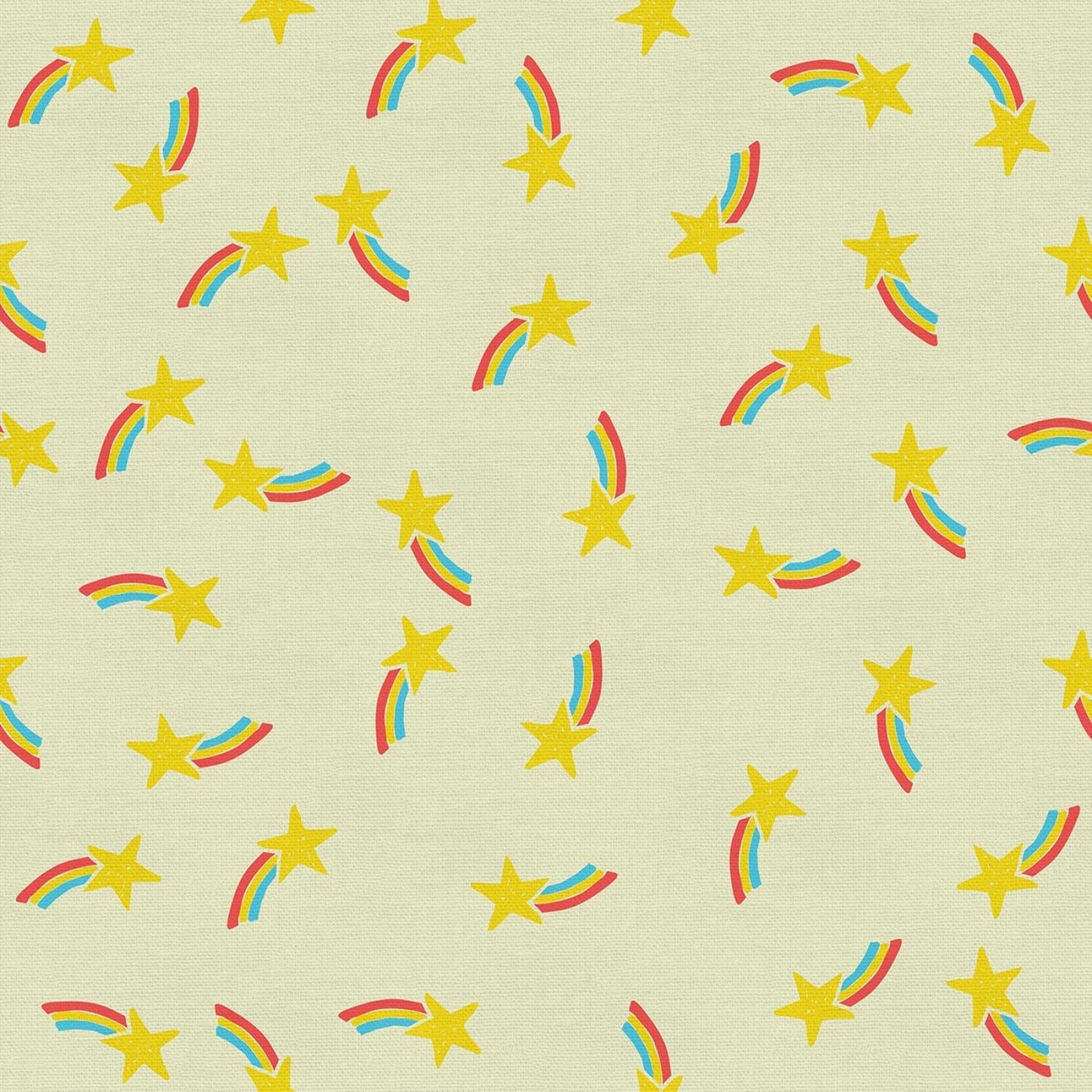 Let the Good Times Roll by Lysa Flower Collection Shooting Star Yellow 120-21757 Cotton Woven Fabric