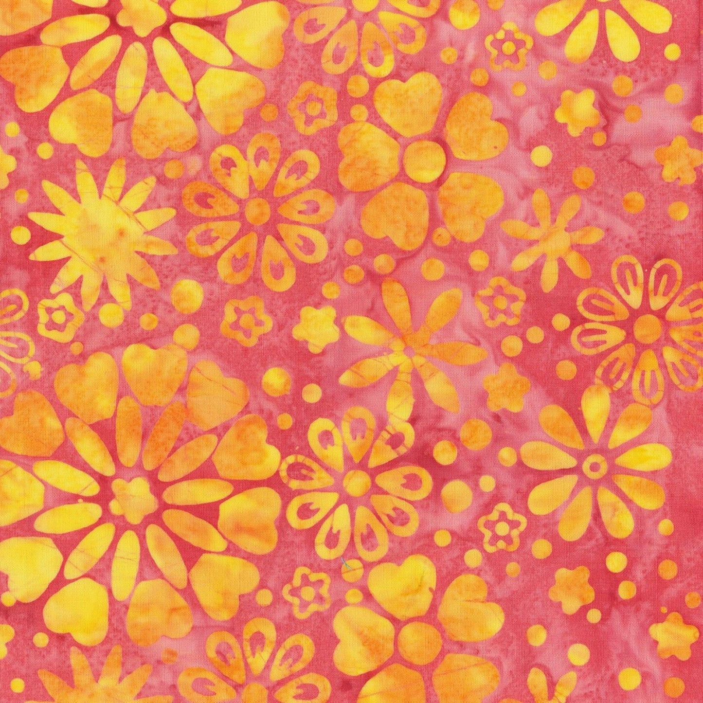 Fairy Dance Batik by Jacqueline de Jonge Pink Batik 3040Q-X Cotton Woven Fabric