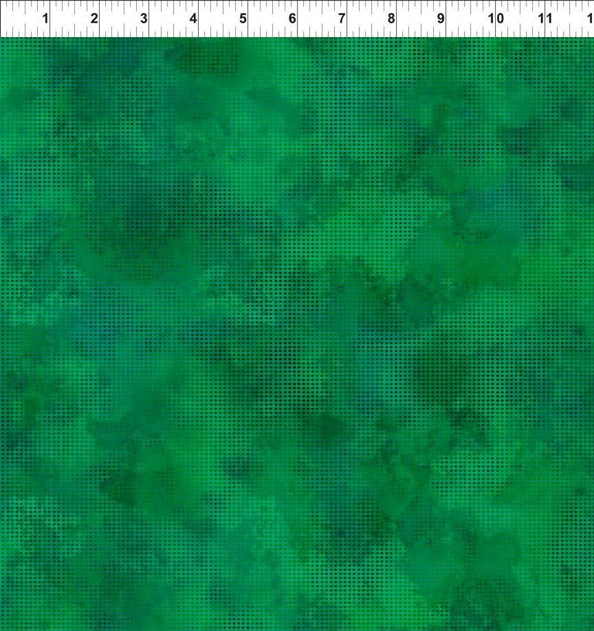 Dit Dot Evolution Emerald 1dde-26 (Coordinates with Jurassic) Cotton Woven Fabric
