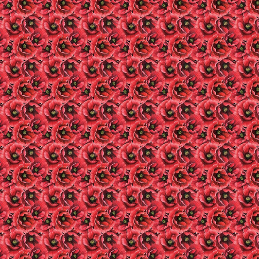 Ooh la la! by Michael Design Works Poppies 23605-99 Cotton Woven Fabric
