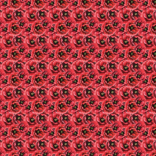 Ooh la la! by Michael Design Works Poppies 23605-99 Cotton Woven Fabric