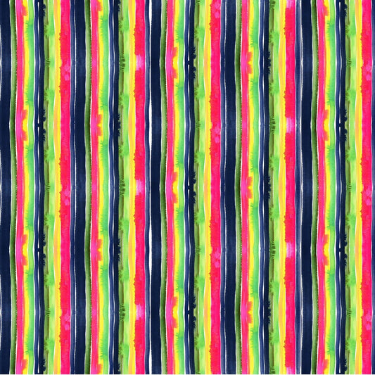 Tree of Life by August Wren Striped Bleed ST-DJL1751MU Cotton Woven Fabric