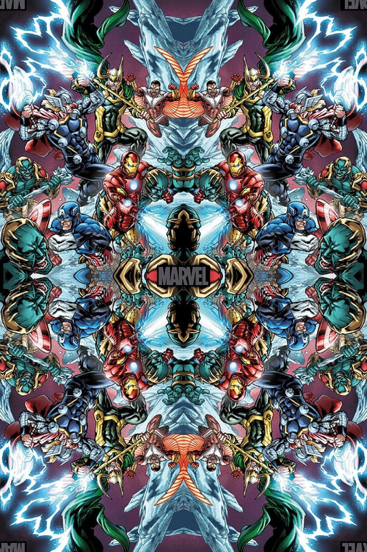 Licensed Marvel Strikes 71000A620715 Digitally Printed Cotton Woven Fabric